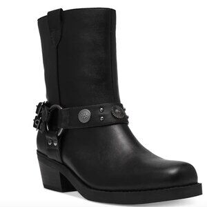 Wild Pair Sherri Harness Moto booties black - 6.5
